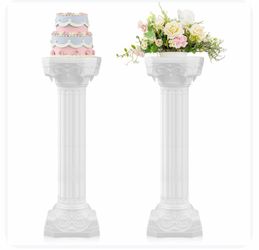 2 Pcs Wedding Roman Column Pillars Stand Plastic Wedding Pillars Columns