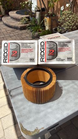 Ridgid vacuum filters
