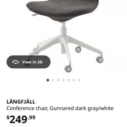 Moving Special LANGFJALL IKEA Chair Stationary 4 Star Base