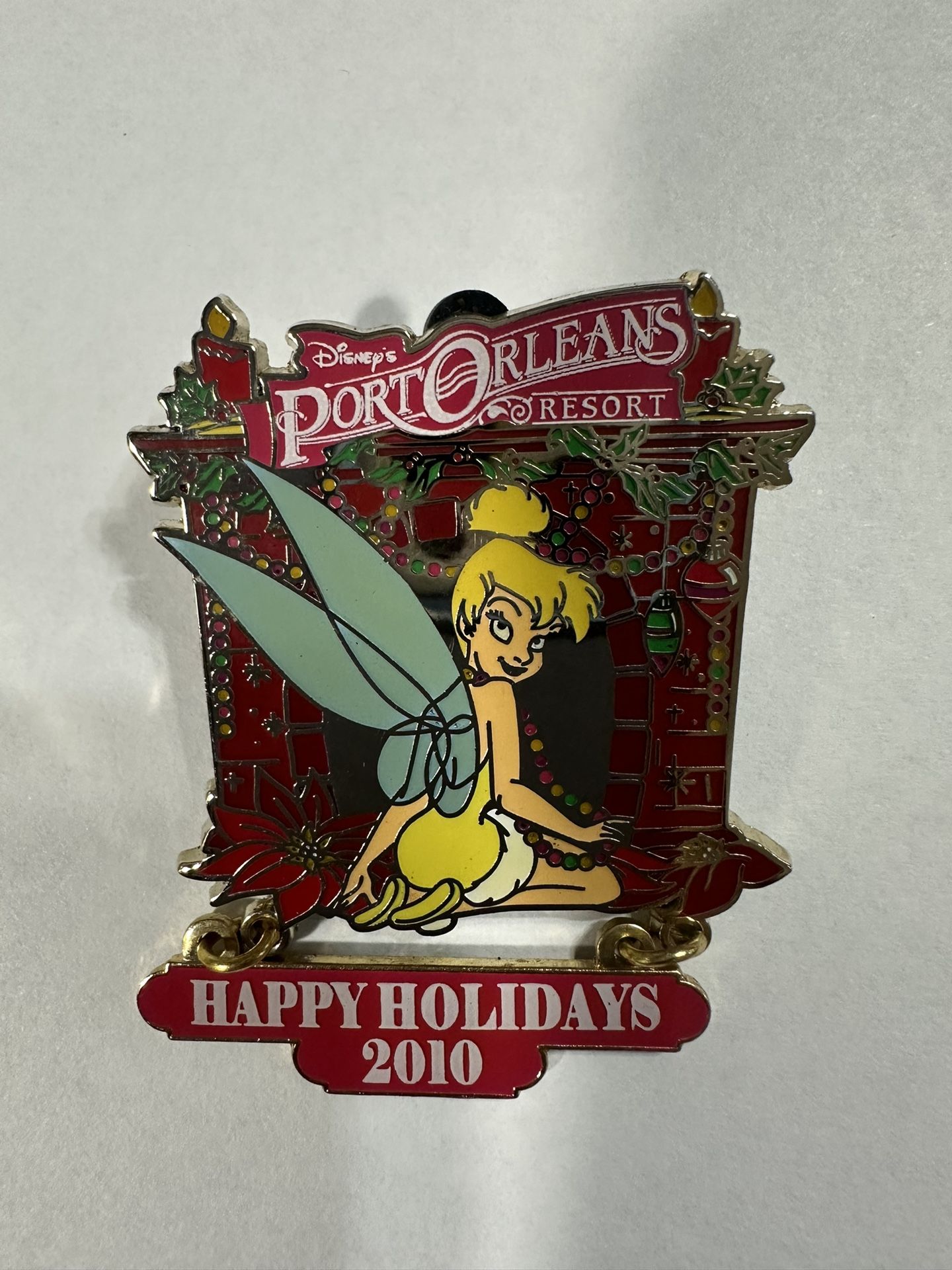 Disney Happy Holidays Pin - 2010 Port Orleans Resort
