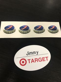 Supreme bottle cap stickers
