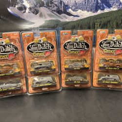1:64 Scale Jada Von Dutch Garage Diecast Cars. New Unopened.$10.00 each 