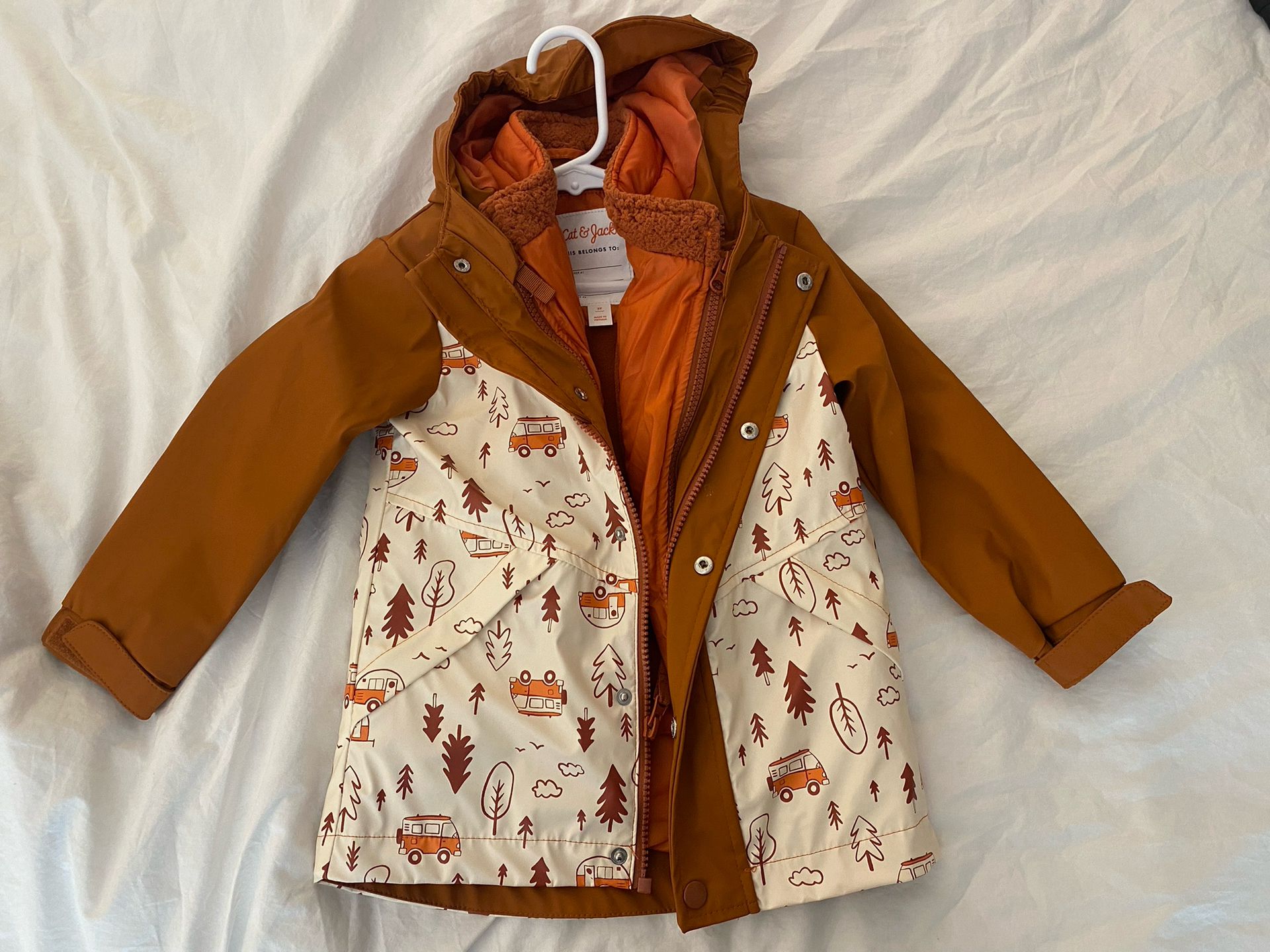 Cat & Jack 3T Toddler Jacket w Vest