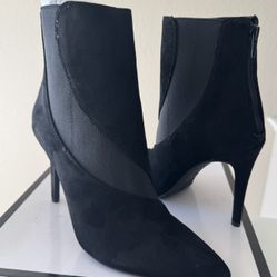  New Suede Bootie Size 8