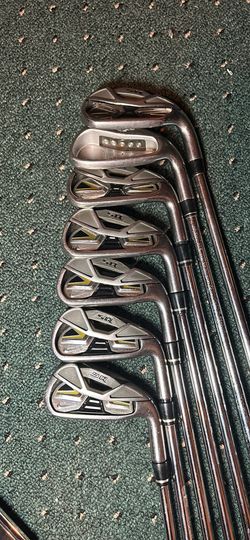 Golf irons, Nike Sasquatch irons p-4 iron, Taylor made Rac os 9 iron