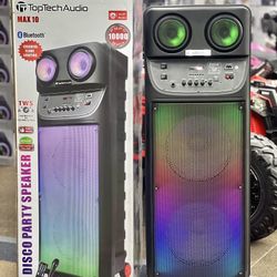 10000W Party Speaker w/ 2x10” Drivers