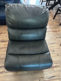 2 leather sections of sectional