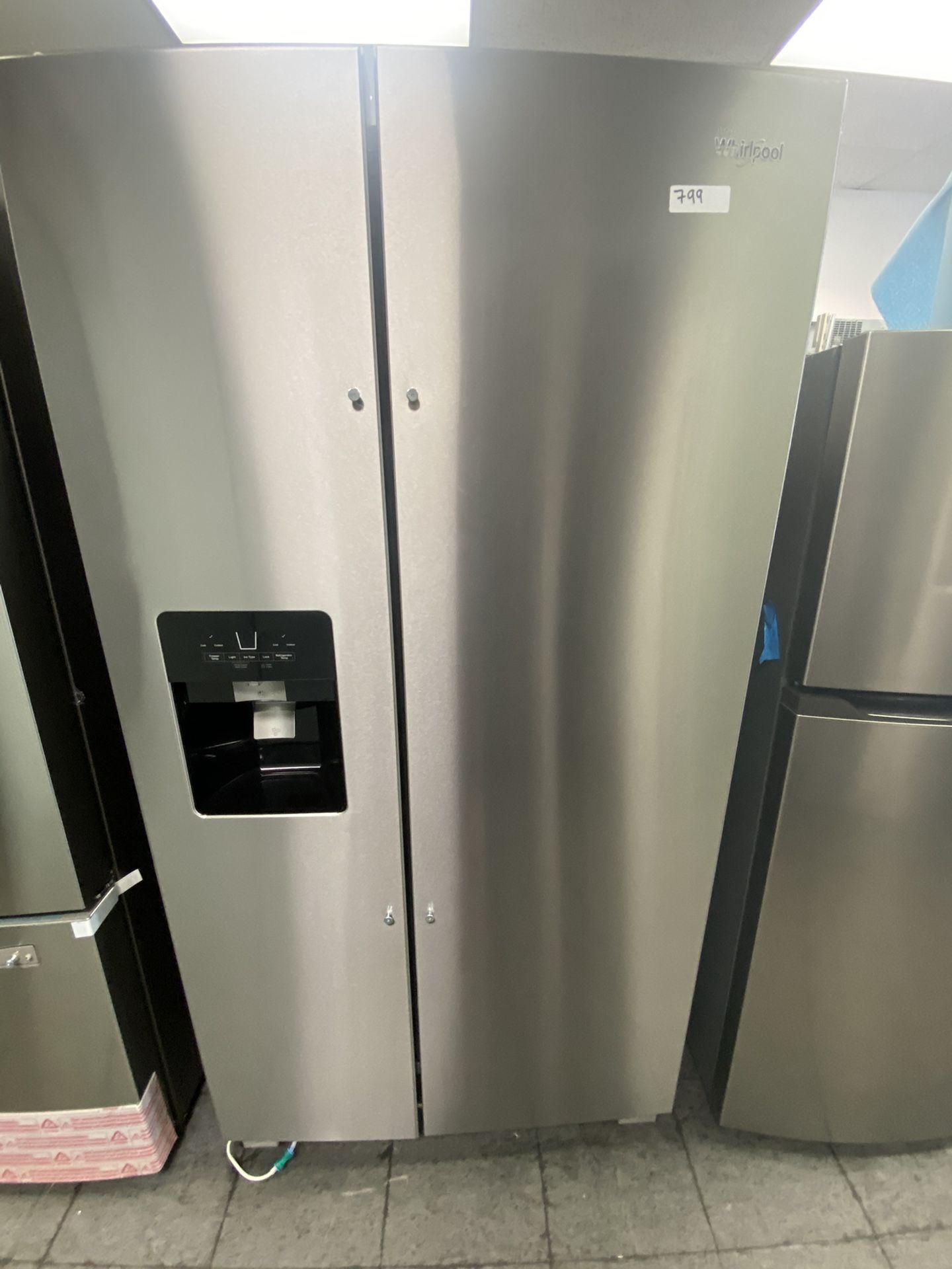 Whirlpool 2 Door Side By Side Stainless Steel Refrigerator