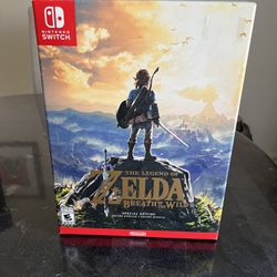 The Legend Of Zelda Breath Of The Wild Special Edition For Nintendo Switch Open/Not Used