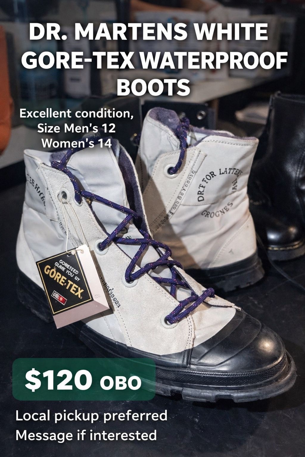 Brand New Dr Martin Boots Size 12