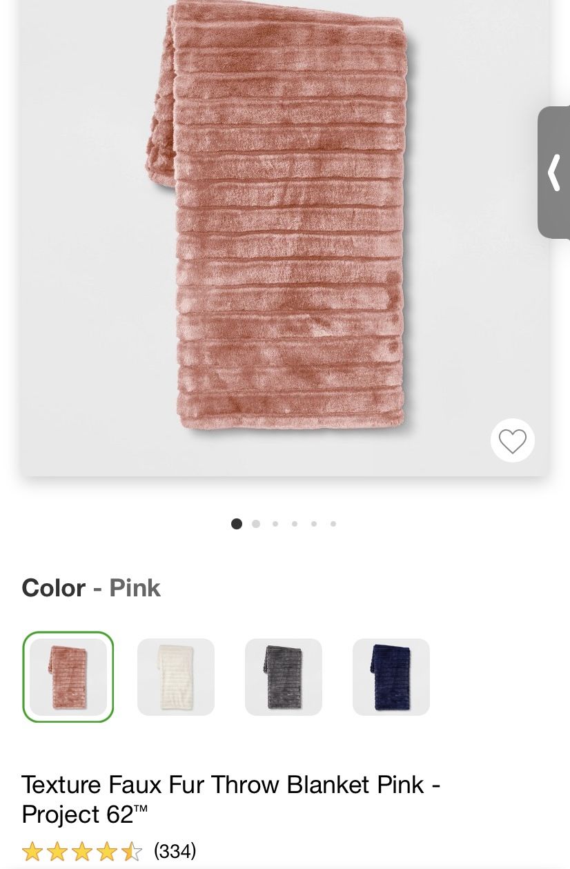 Target Pink Throw Blanket