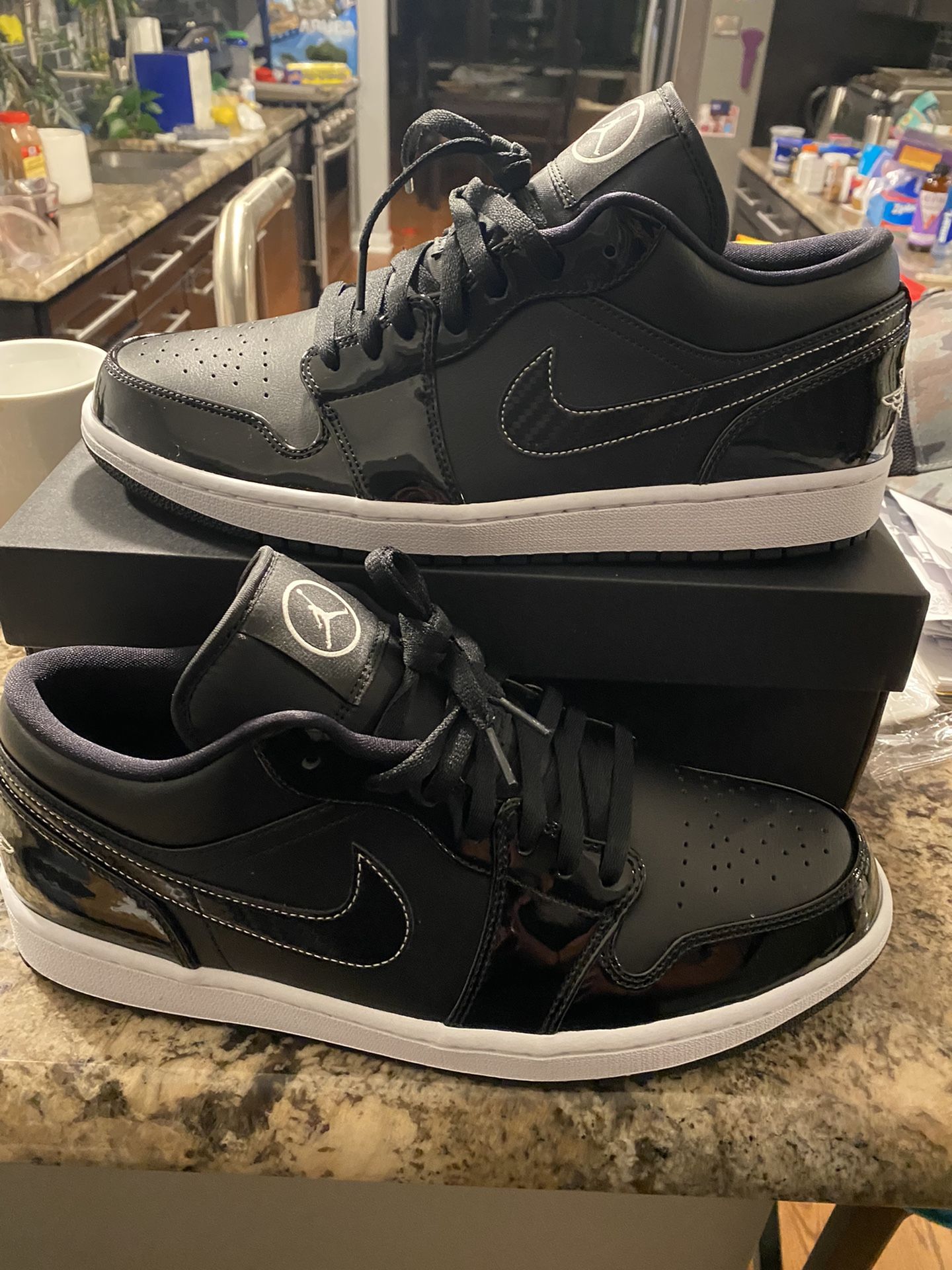 Jordan 1 Low Carbon Black- Size13