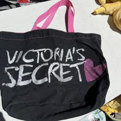 Large Black, Victoria’s Secret Cloth Bag