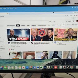 Samsung 24" monitor w/ desk mount, 65W USB-C Port