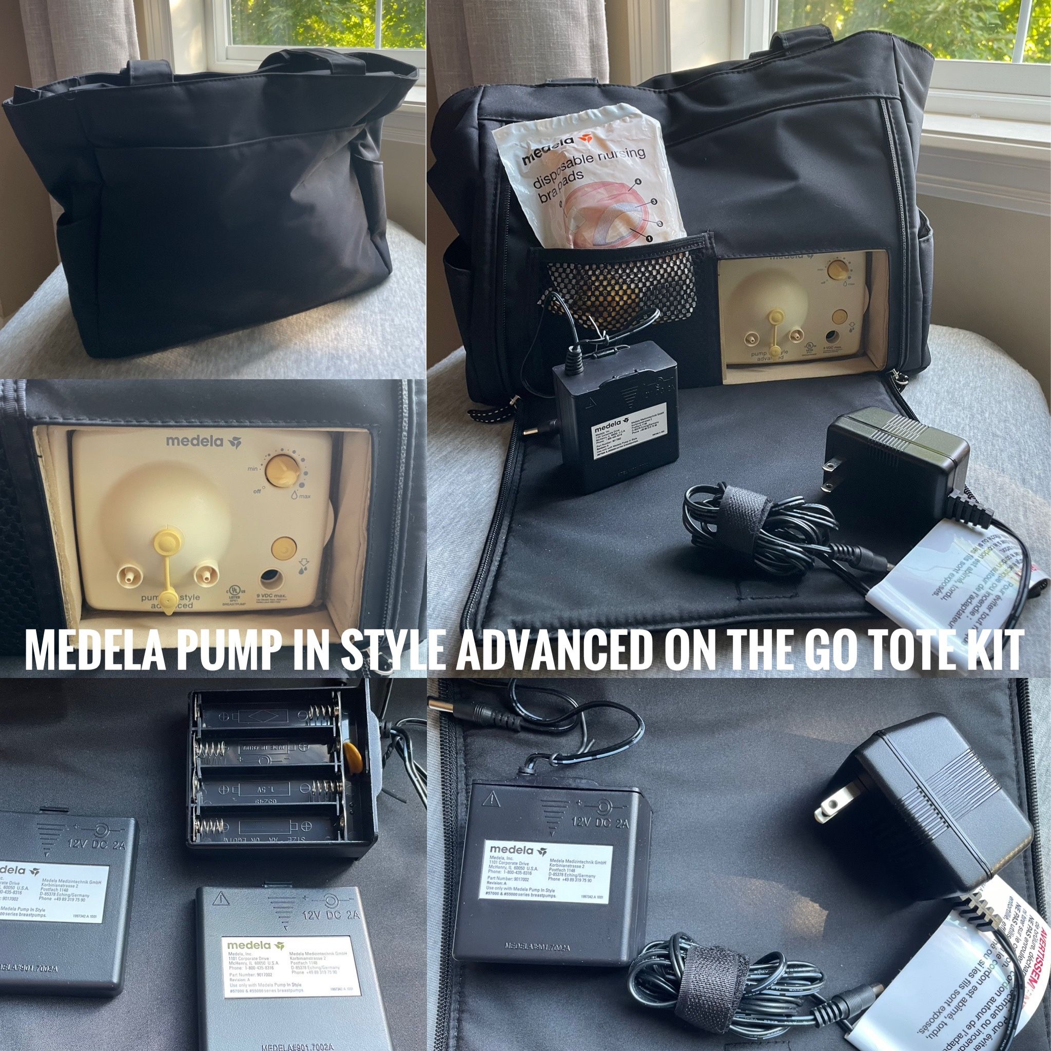 MEDELA Pump In Style Advanced On The Go Tote Kit (Pump Included)