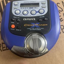 aiwa cross trainer, AM/FM stereo CD player
