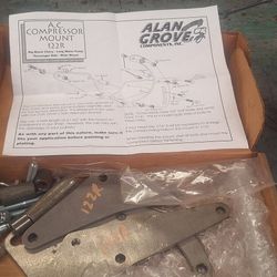 Chevrolet  Big Block 396 454 Long Water Pump AC Bracket  Kit New In Box #122R Allan Grove Brand Pass Mounting. 35th Ave And McDowell Phx 