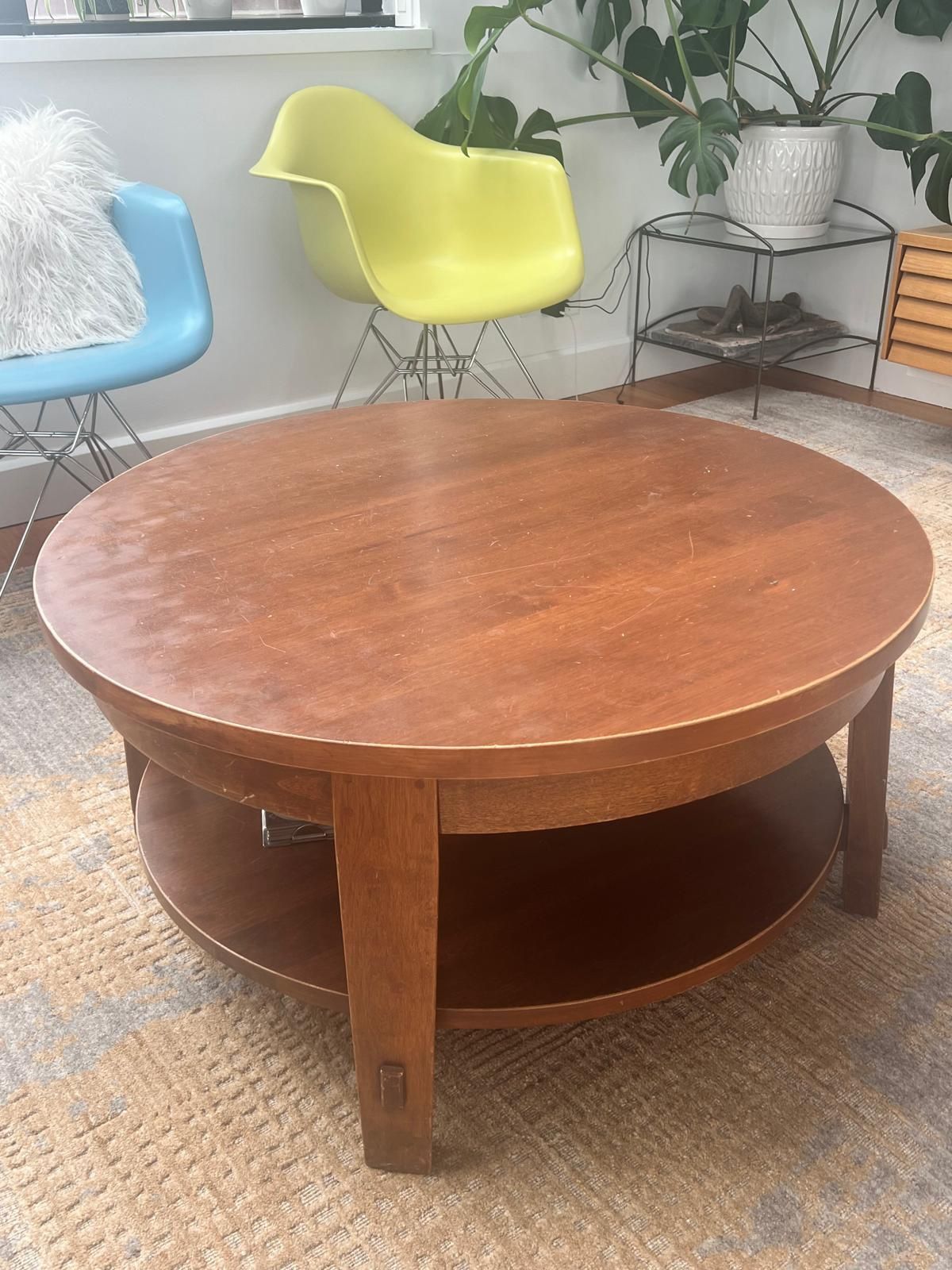 Solid Wood Round Dining Table
