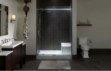KOHLER
Tresham 60 in. x 32 in. Single Threshold Shower Base with Left-Hand Drain in White