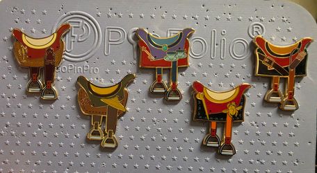 Disney Princess and Villain Saddle pins