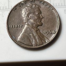 1964 No Mint Mark Penny
