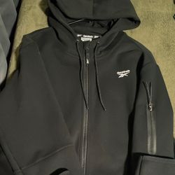 Reebok black men hoodie