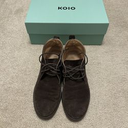 Koio Suede  Chukka Size 8