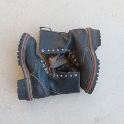 Red Wings Steel Toe Work Boots Size 6.5 Men's  Made In USA 