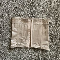 Maidenform Waist Trainer Corset Shapewear L Beige Nude NEW NWOT Cinch Snatched