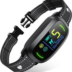 Dog Bark Collar for Large Medium Small Dogs, Rechargeable Smart Bark Collar, ...