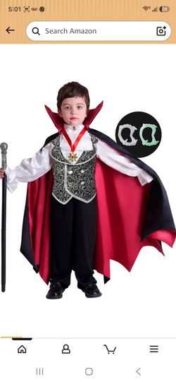 Boys Medium Vampire Costume $20