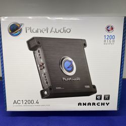 Planet Audio AC1200.4 Anarchy Series 4 Channel Class A/B Car Amplifier