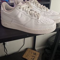 Nike Air Force 1 White Edition(us Size 10.5).