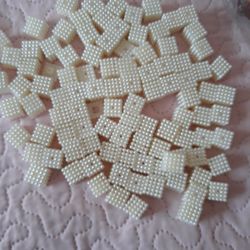 Cube Pearl Beads For Jewelry Making Accessories Toy