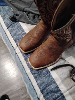 Women's Ariat Boots and women's Guess Jacket