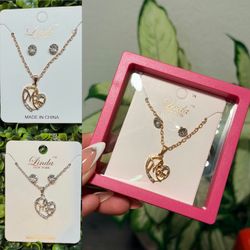Mother’s Day necklace & earrings
