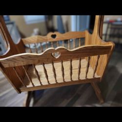Wooden Bassinet