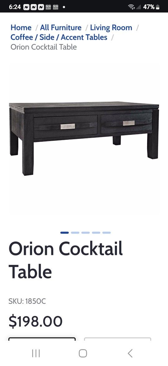 coffee table