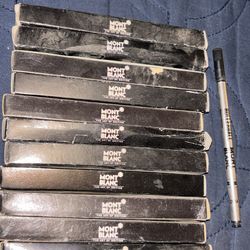 NEW IN BOX MONTBLANC 16210 BLACK INK ROLLERBALL PEN REFILL