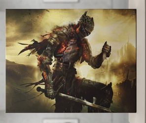 Dark Souls III Soul of Cinder Canvas Wall Art