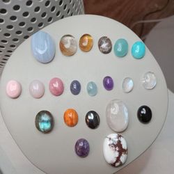 Handmade Sterling Silver Natural Stone Rings