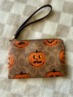 Coach Halloween wristlet