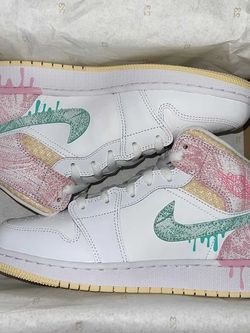 Jordan 1 paint drip mid 7y