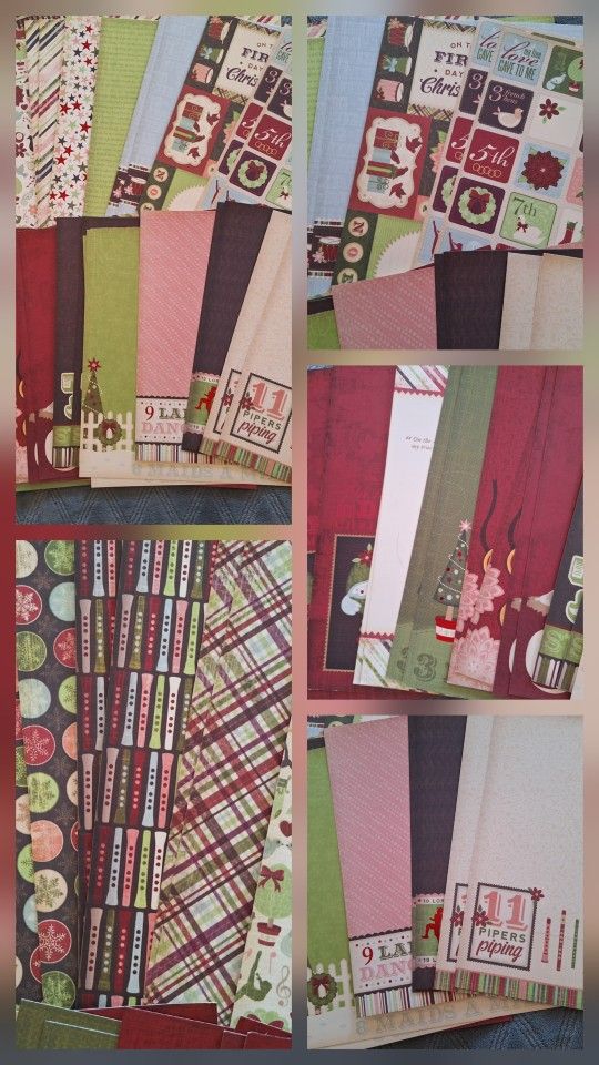 Huge Christmas Card And Scrapbooking Lot