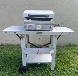 LoCo SmartTemp 16" Tabletop Griddle with Cart. Better than a Blackstone