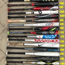 Baseball Bats 32” BBCOR Bat Prices Are Labeled In The Pictures Have More Equipment Available 
