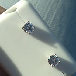 925 Moissanite Earrings 