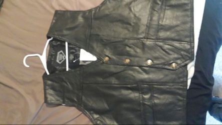 3xl leather motorcycle vest