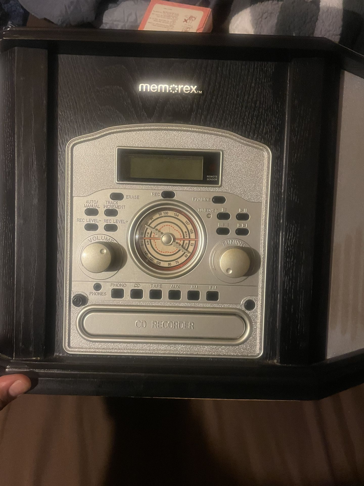 Memorex/Cd Player/Radio/Record Player