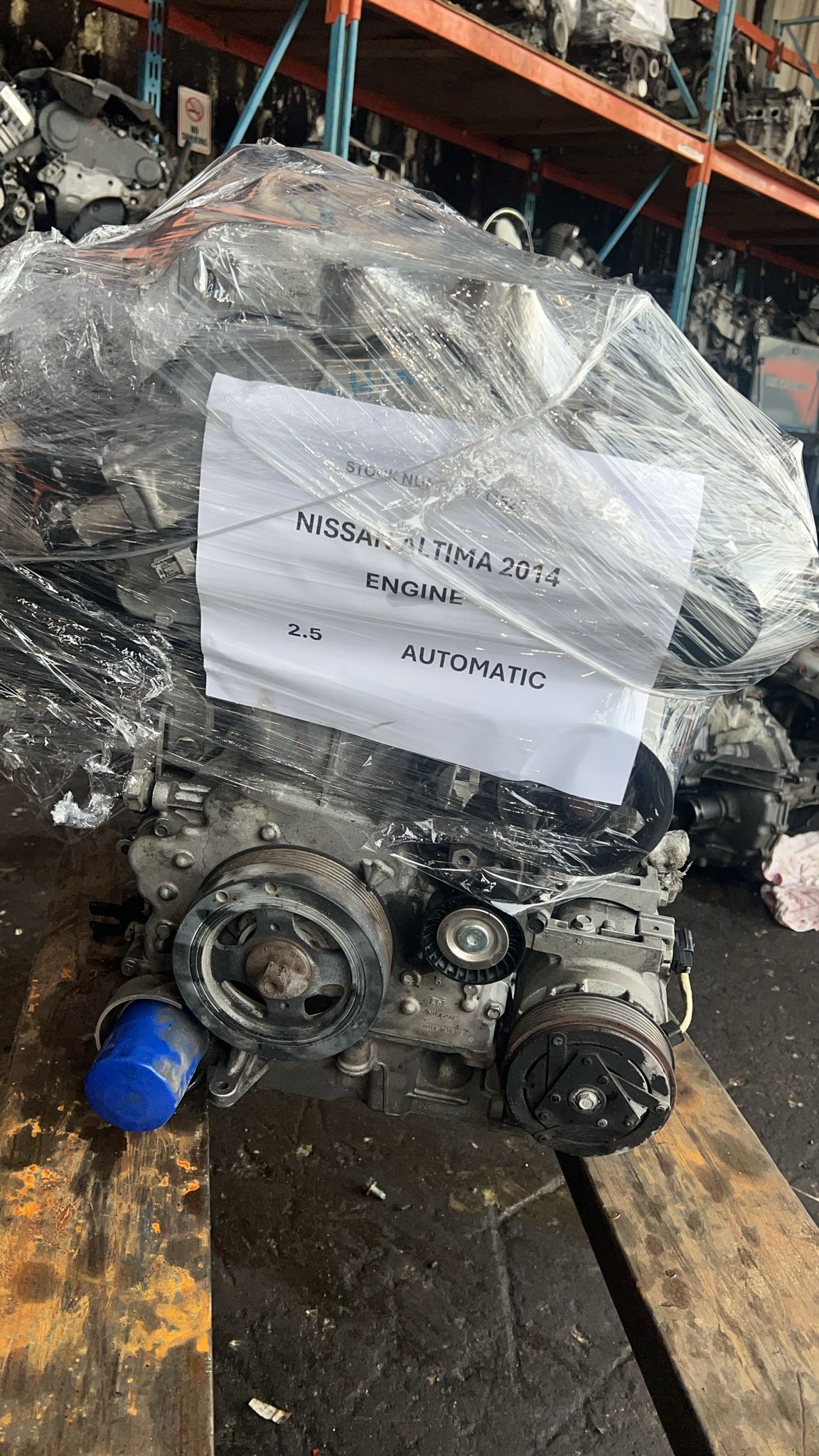 NISSAN ALTIMA 2014 2.5 Automatic ENGINE